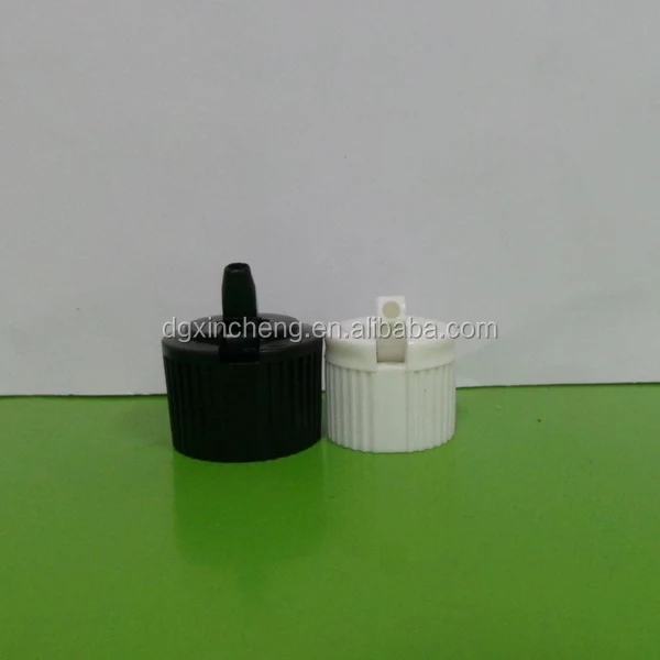 Black Flip-Spout Cap 28/410 Plastic Cap PET Bottle Dispensing Cap