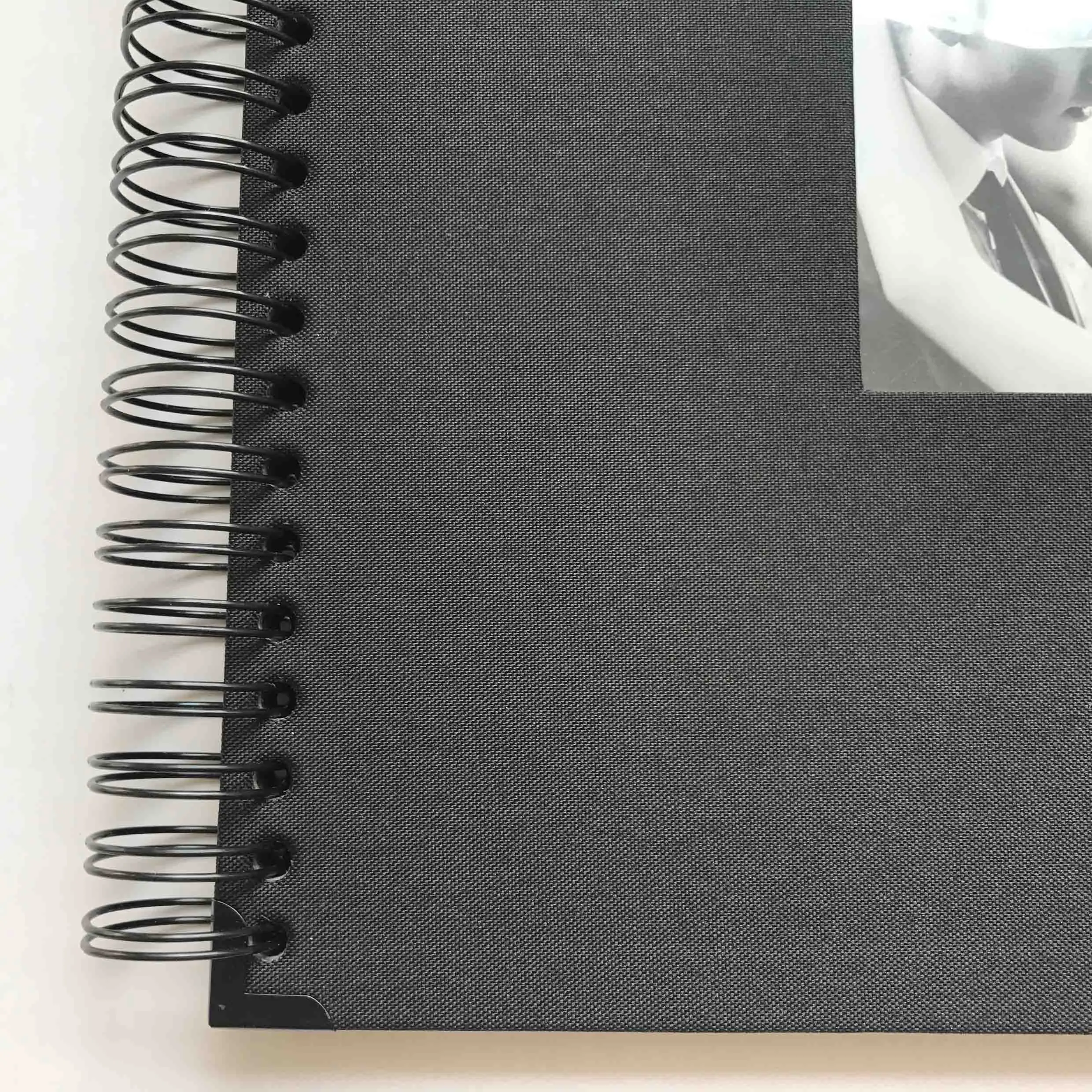 12x12 Black Album (black box), Black Paper Album (80 pages),  Paper Scrapbook (12 stickers)