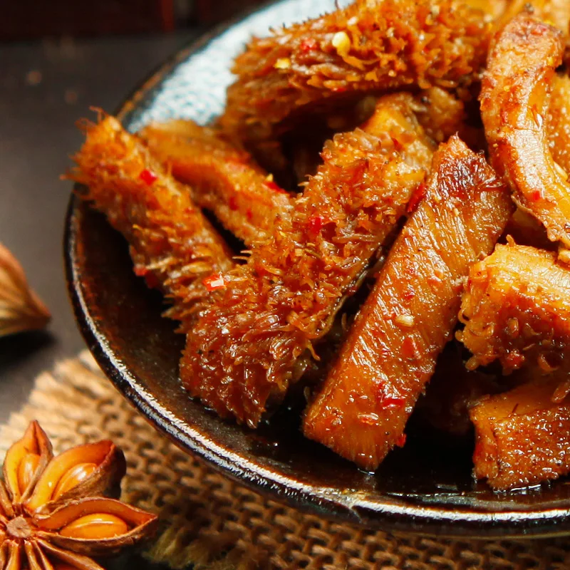 
ShuDaoXiang 100g Per Bag 150Bags Per Carton Mala Niudu Spicy Snack Beef Tripe 