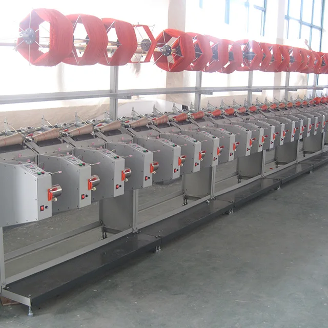 Hank to cone winding machine