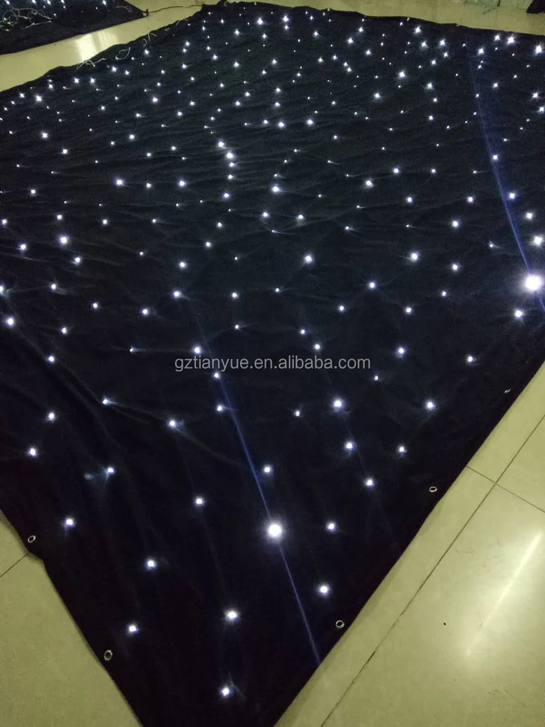 led curtains for stage backdrops Nice night event twinkle light curtain led star curtain