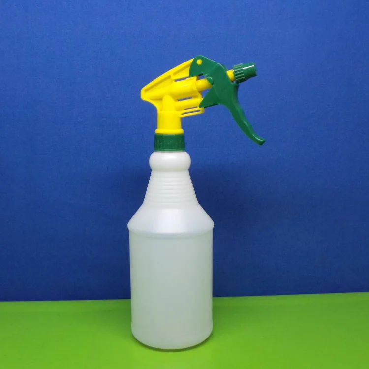 500ml 800ml  1000ml HDPE plastic bottle with28mm spray gun