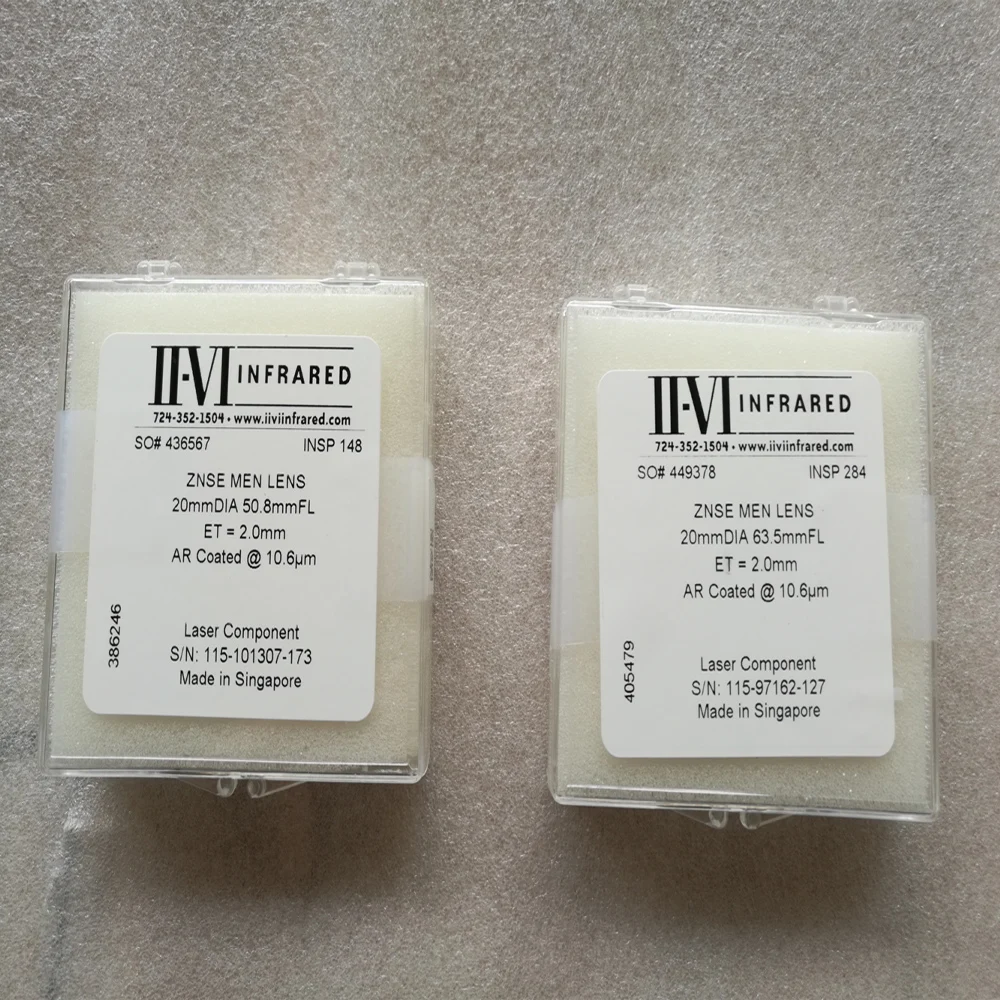 Made in Singapore II VI Infrared co2 laser focus lens 20mm diameter