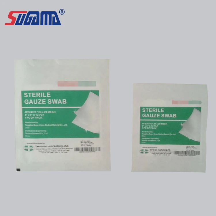 hospital gasa esteril absorbente, sterile gauze sponge
