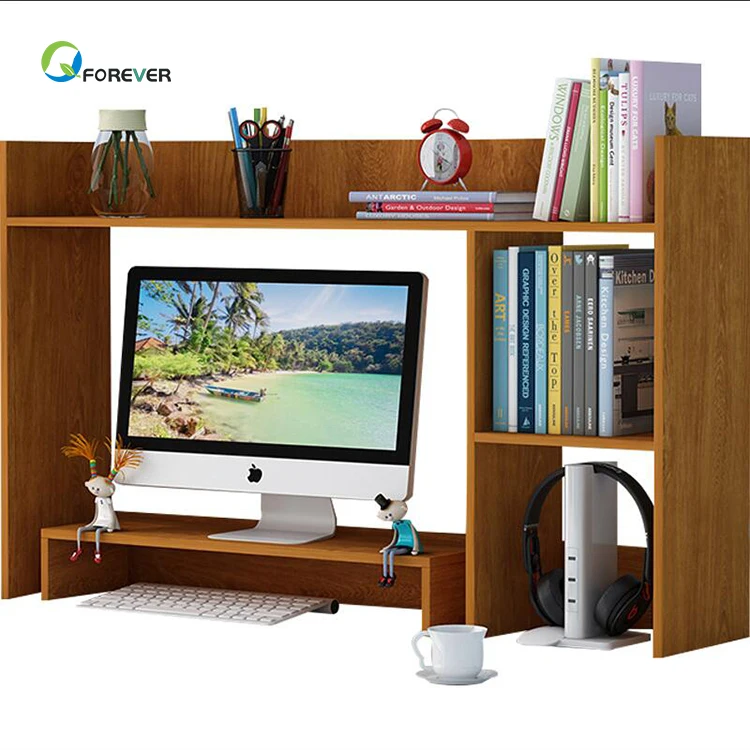 Wholesale Desktop Wood Shelf Child Storage Rack Laptop Display Rack