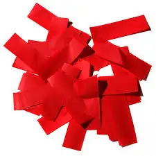 Bulk Flame retardant 2*5cm Rectangle Tissue Paper Confetti