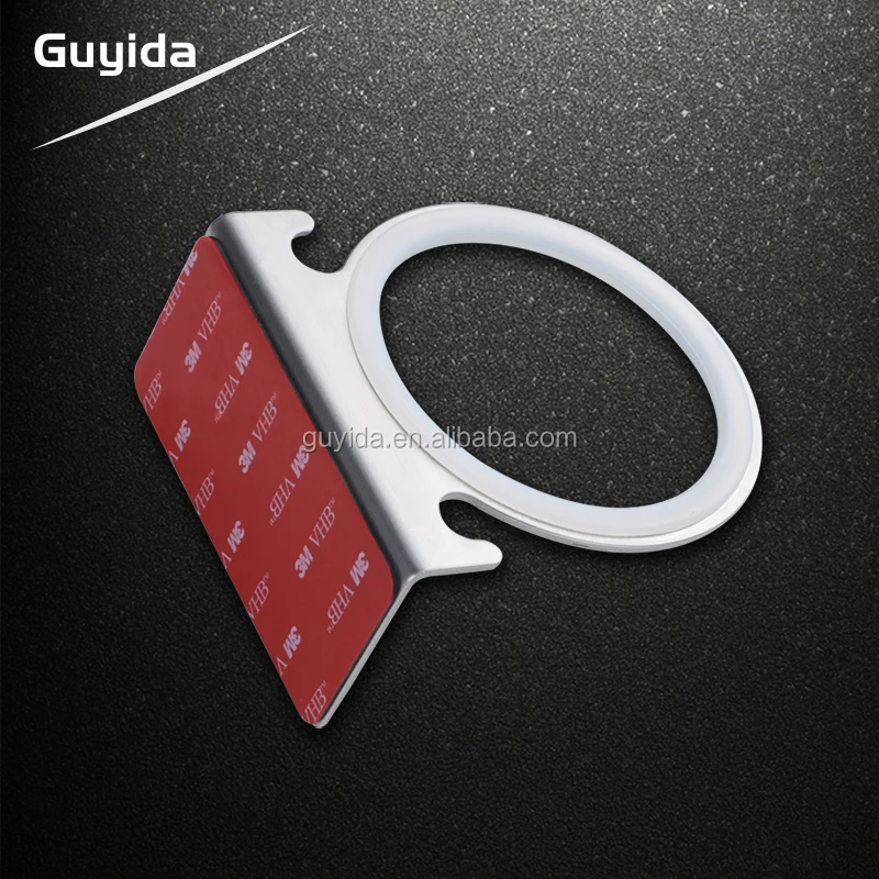 
Stainless steel Wall mounted stand up hair dryer hair straightener holder 