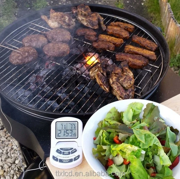 Multifunction Digital Cooking Thermometer/Timer for oven thermometer /bbq/Grill/pizza oven
