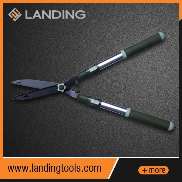 633301 650-830mm long telescopic oval Aluminum alloy handle PP and TPR grip long handle pruning shears