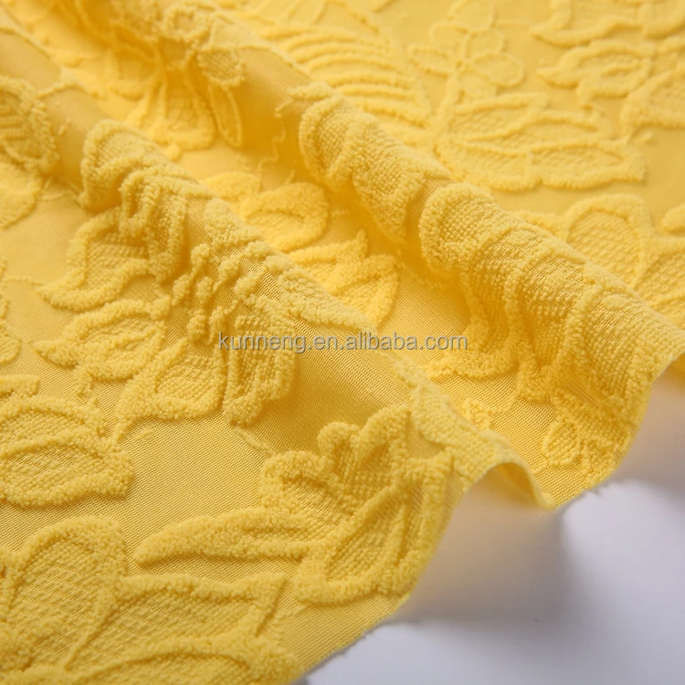 factory custom design polyester velvet jacquard surat damask velvet fabric
