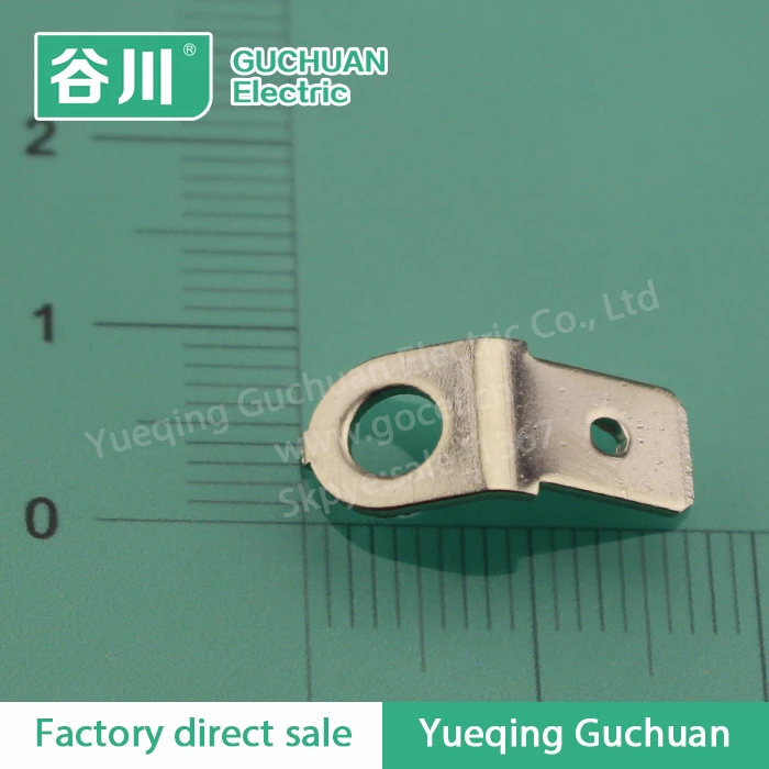 Hole size 4.2mm,round wire welding lug,PCB screw terminal,DJ6114-6.3*0.8