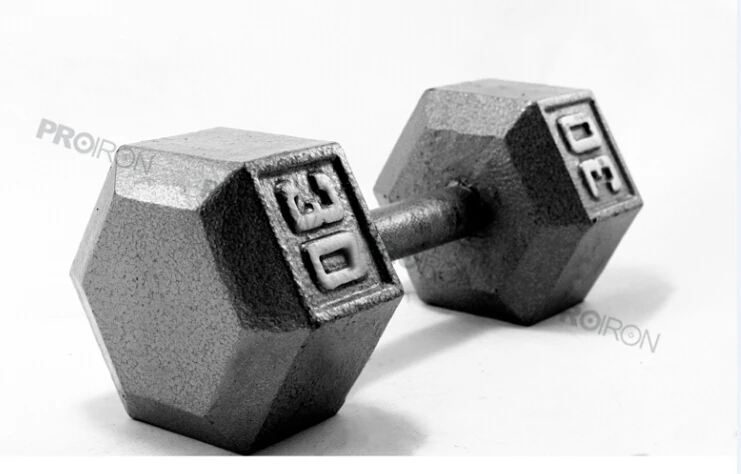 Горячая распродажа фитнес оборудование чугун гантели