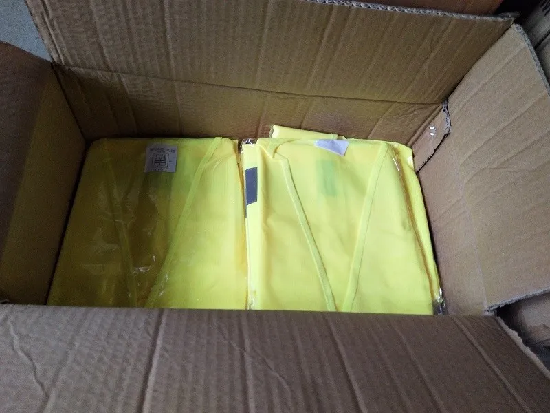 80/100/120 gsm reflective cheap yellow  safety vest gilet fluorescent