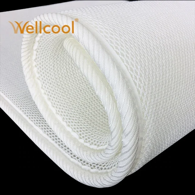 German technology support washable rollable 3d spacer fabric baby crib mattress bedding topper