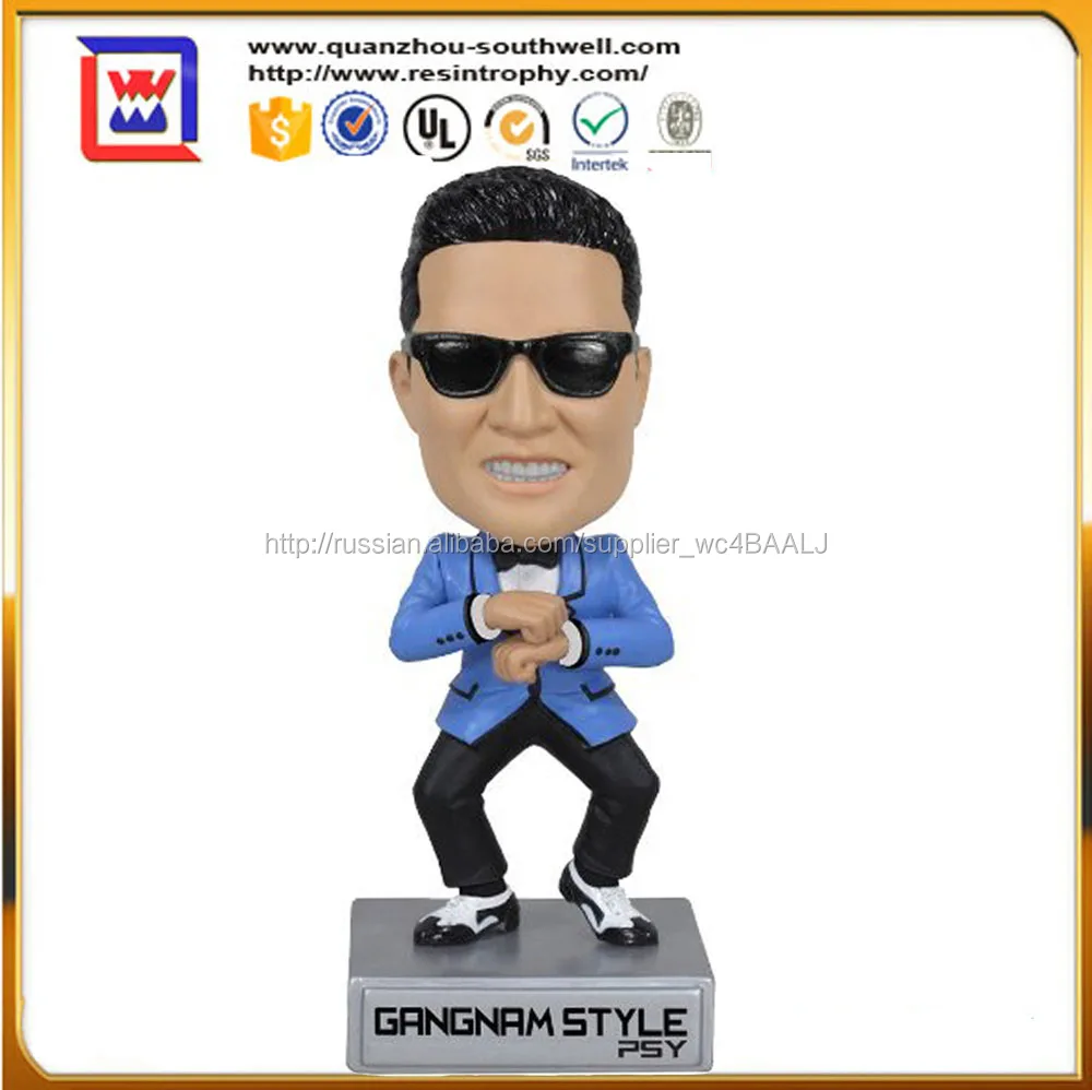 2016 dashboard bobble head PSY bobble head фигурки трясущейся головой игрушки whollesale