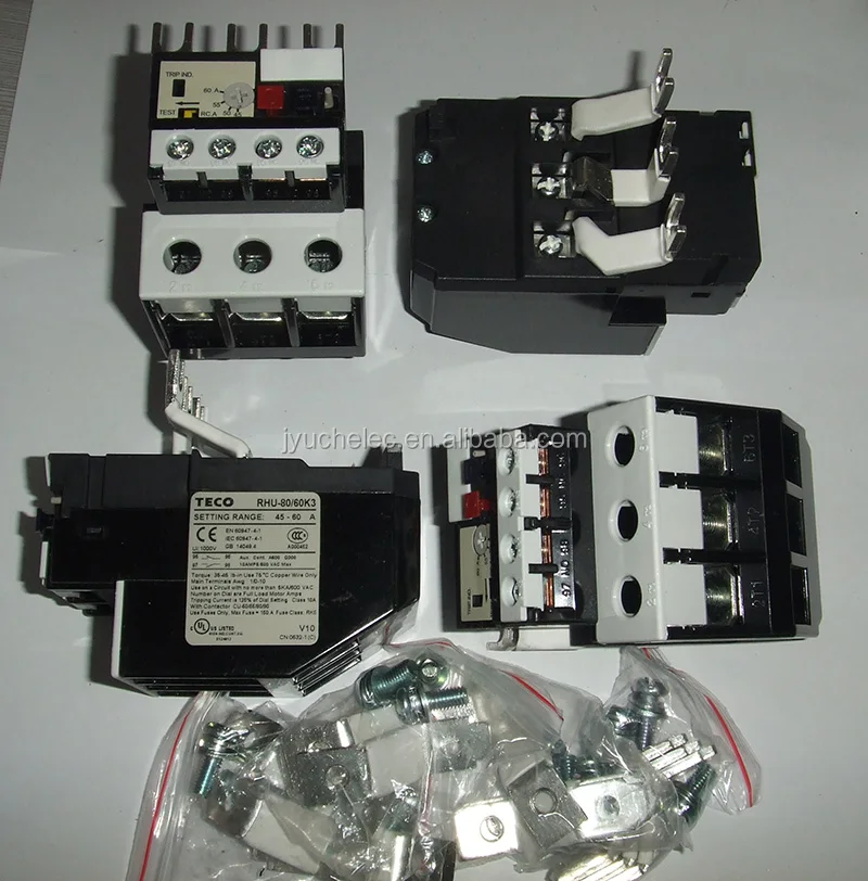 
Original genuine TECO thermal overload relay RHU-80/60K3 45-60 A 