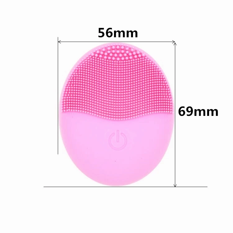
Electric Cleansing Brush Replacement Silicone Brush Head Single Electric Facial Brush Head 