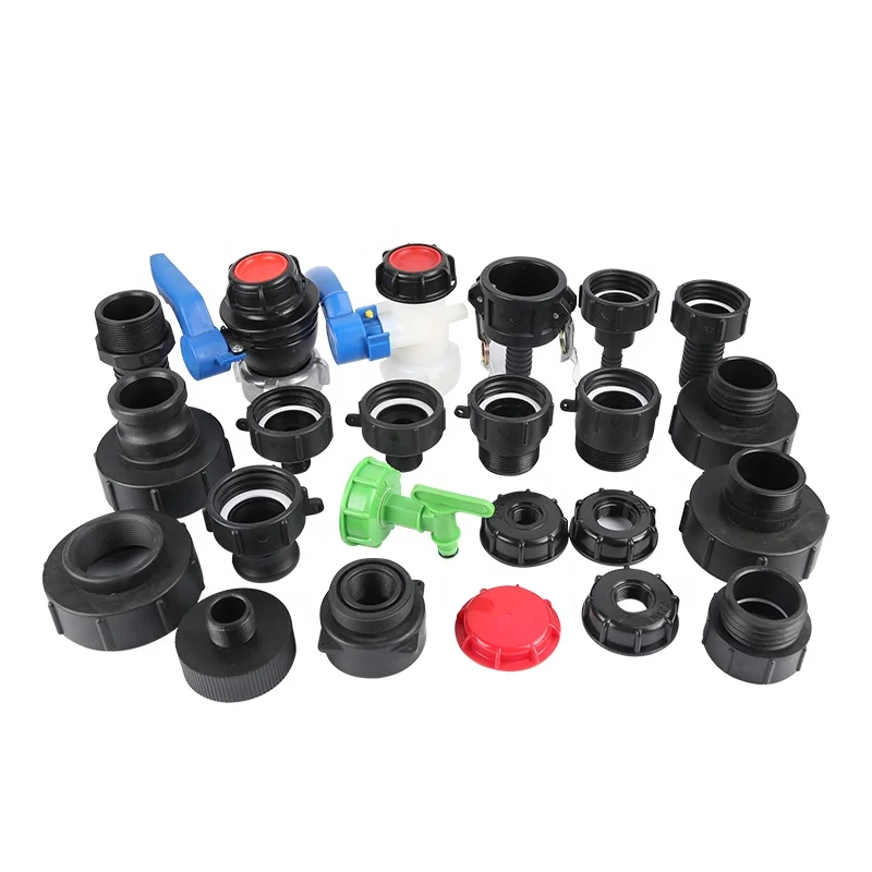 2 Inch screw cap in black for IBC ball valve DN50 S60*6 dust cover 58mm