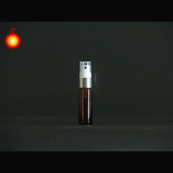 3ml~30ml small amount empty brown amber ampoule liquid dispenser glass spray bottles