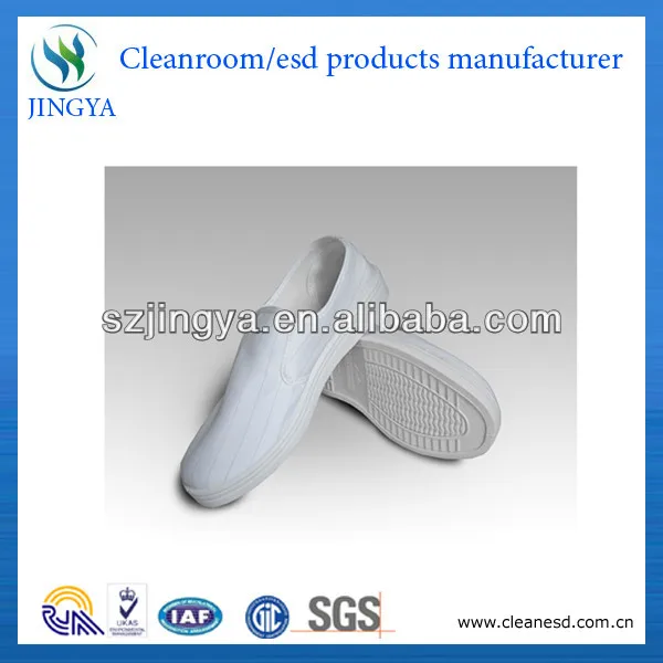 
Operating room widely used white medical nurse canvas surface esd safety shoes 