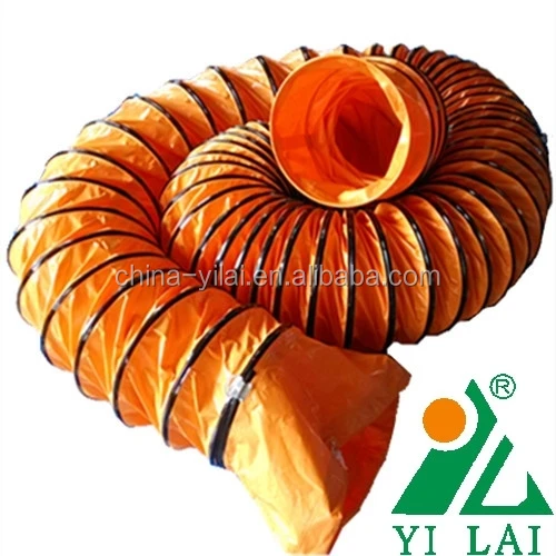 150mm/200mm/350mm air duct hose, insulated flexible duct supplier