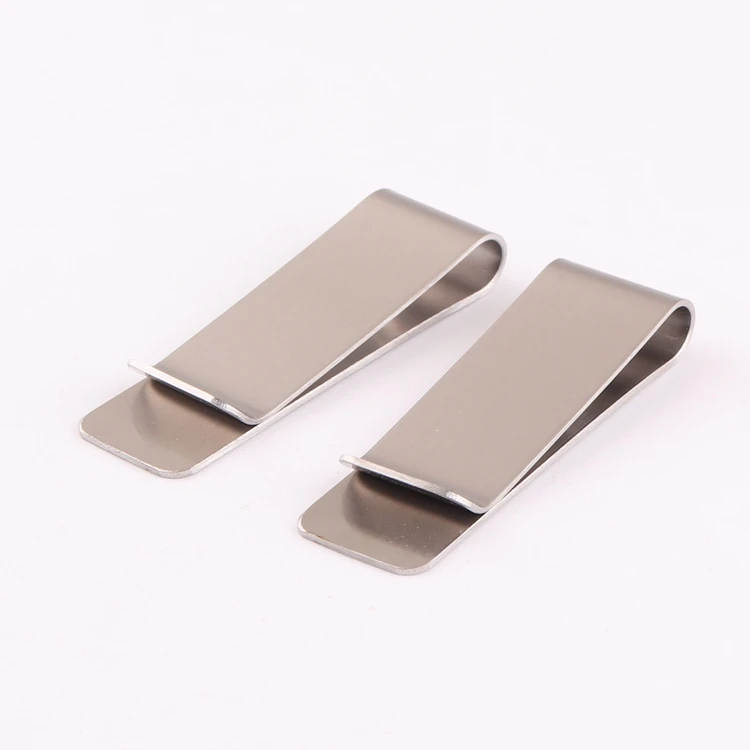 bulk price 50mm metal blank stainless steel wallet money clip wholesale