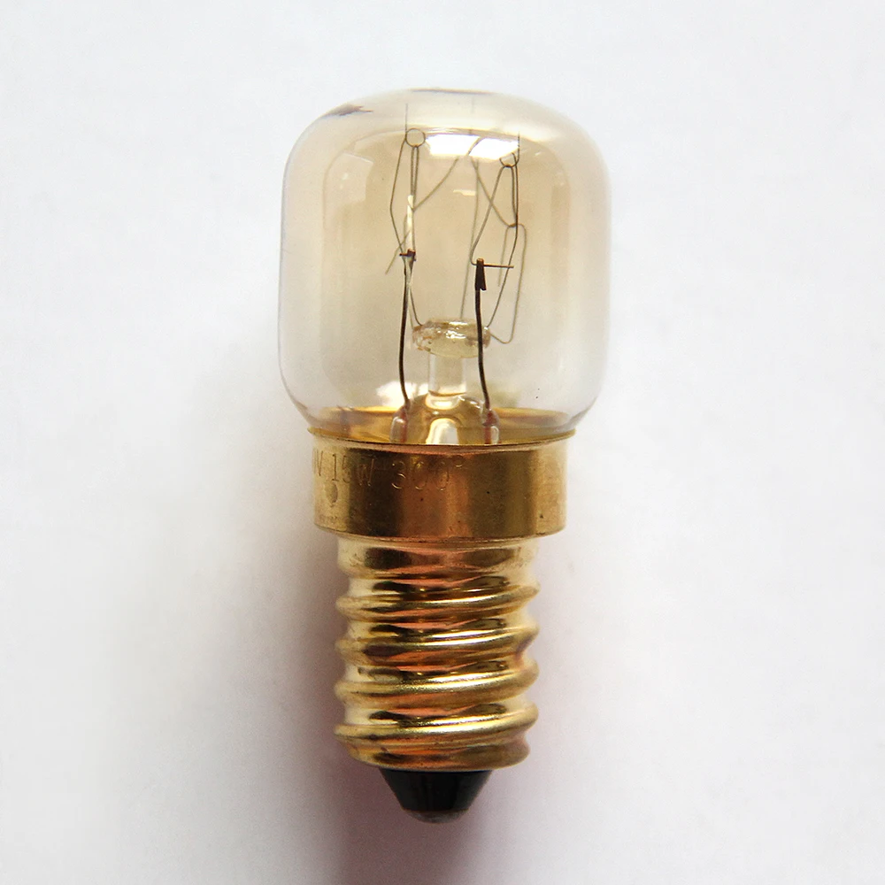 T22 15w Tubular shape single filament high temperature incandescent light bulbs oven bulb