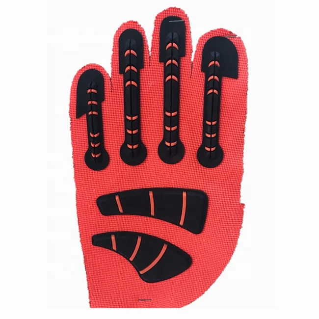Popular style TPR patch finger protection work glove label