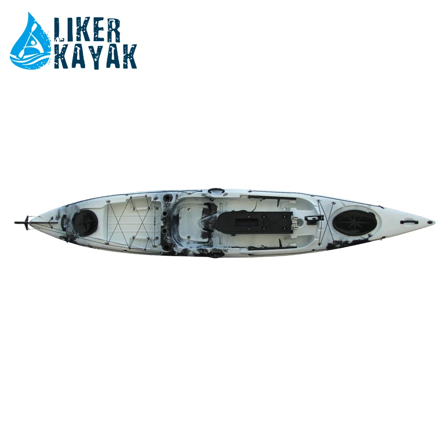 4.3m Angler kayak fishing pedal kayak fishing canoe made in China