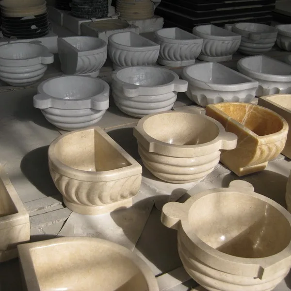 
Marble Sinks for Hammam Project 