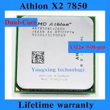 Lifetime warranty Athlon X2 7850 2.8GHz 2M Dual Core desktop processors AD785Z CPU Socket AM2+ 940 pin Computer