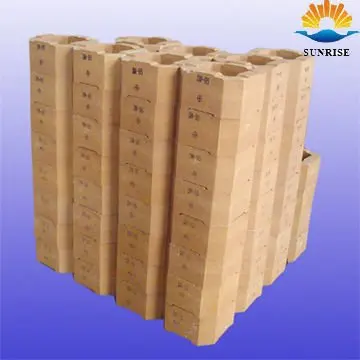 Magnesium zirconium checker brick for glass furnace and regenerative chamber