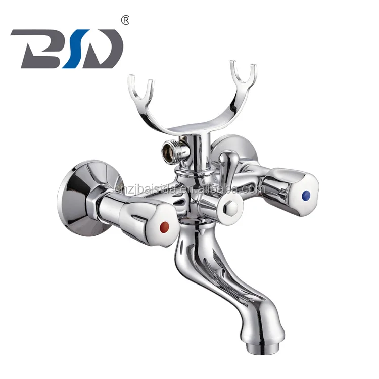 Латунь носик/цинк носик для выбора дивертора двойной ручкой Дешевые длинным носиком ванной кран для Италии oem