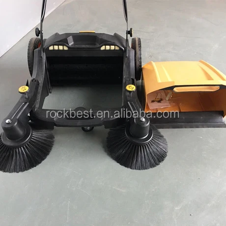 hand push floor sweeper manual