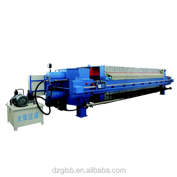 Automatic pp chamber membrane filter press machine for chemical industry