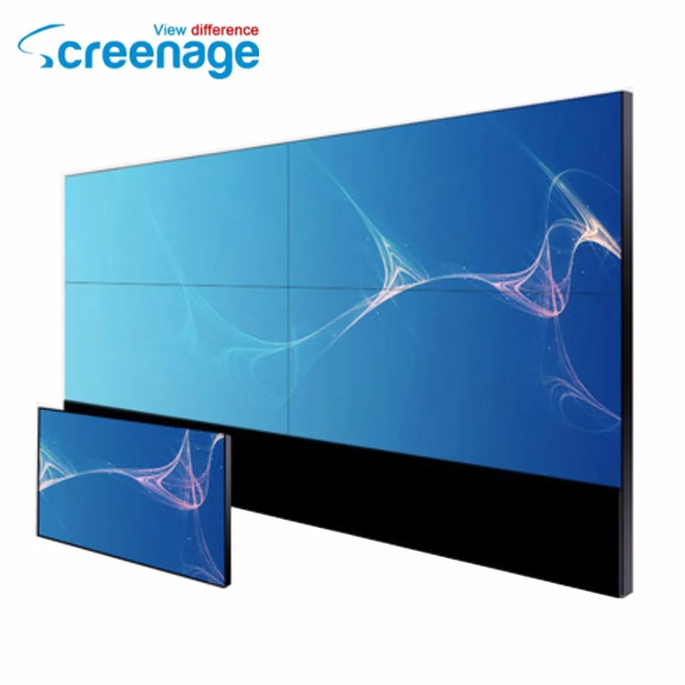 Большой размер пользовательского марка full hd 46 дюймовый жк-видео стены с сенсорным экраном реклама тв