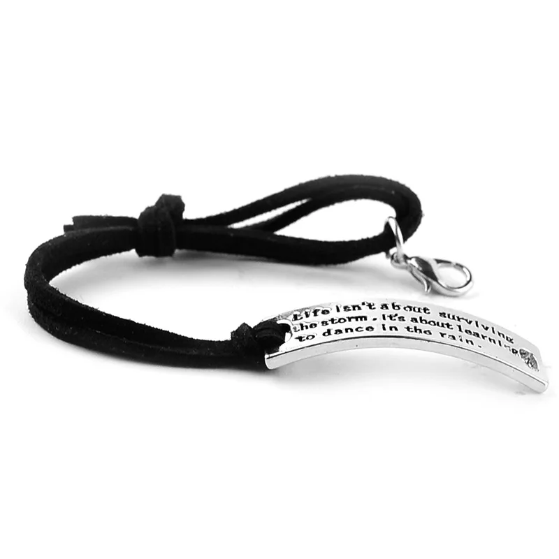 
wholesale metal bracelet for man engraved rope bracelet handmade jewelry rope adjustable bracelet sport 