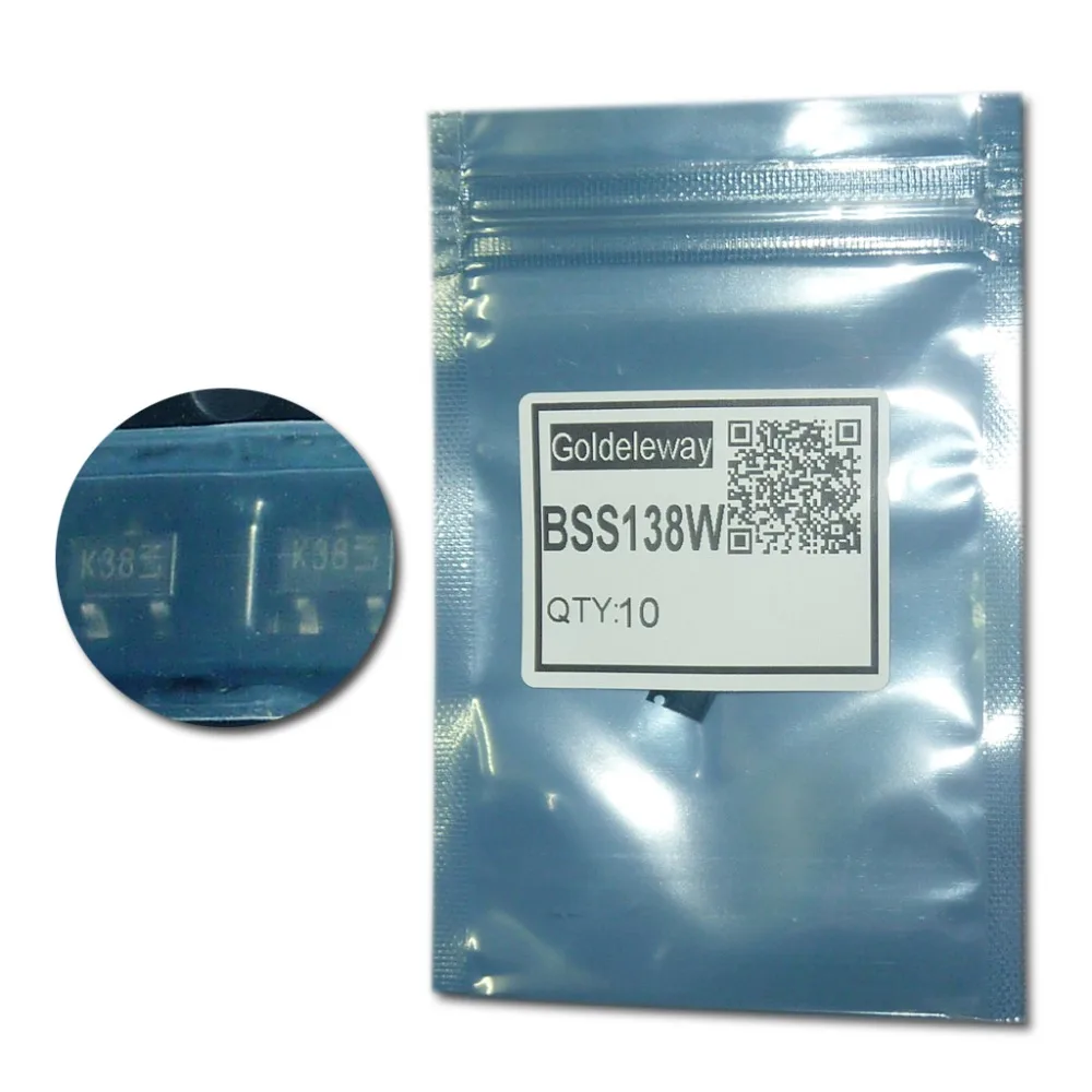 BSS138W МОП-транзистор N-канальный 60 В 280mA/0.28A SOT-323 K38