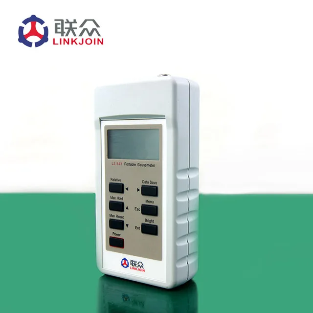 LINKJOIN LZ-643 portable gauss meter 30kG magnetic field meter gaussmeter manufacture with CE trade assurance supplier