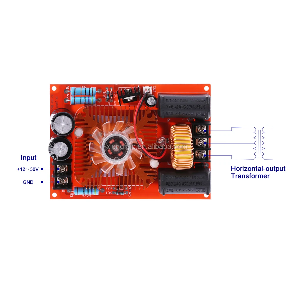 DC 12-30V ZVS Tesla Coil Driver Board Module Marx Generator H Voltage Power Supply
