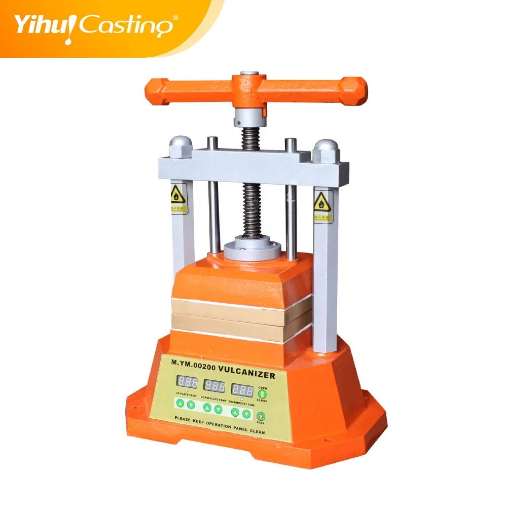 Jewelry rubber mold vulcanizer; jewellery casting machine , Double-controller digital vulcanizer