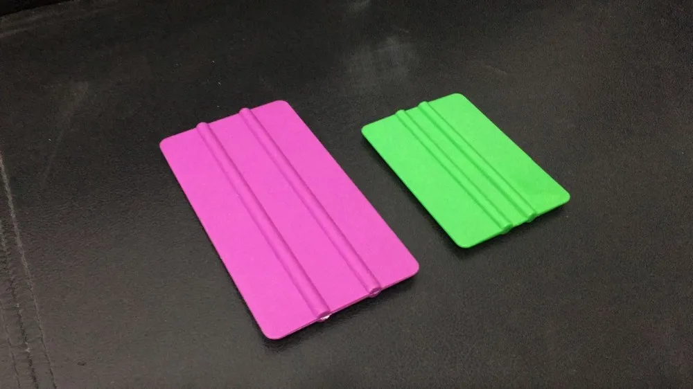 Car wrapped tool window film squeegee scraper