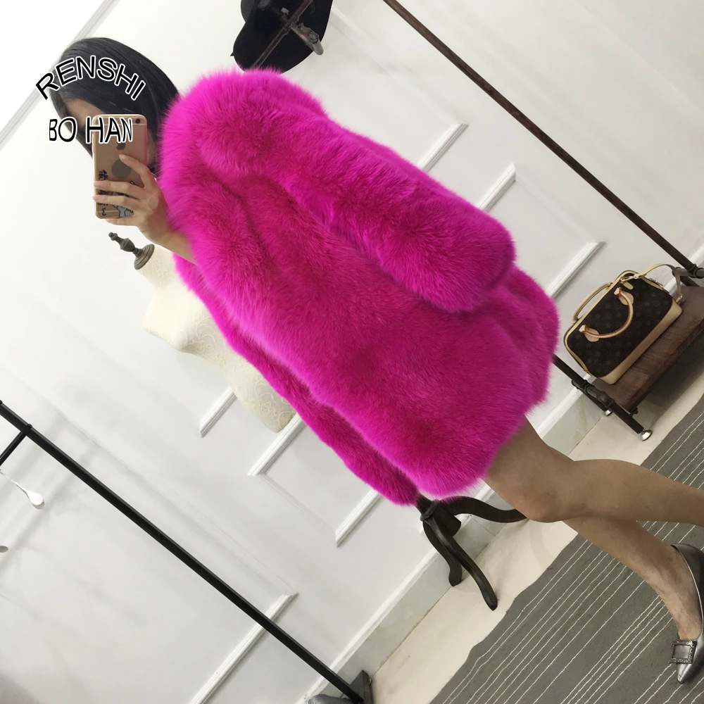 Factory Different Types Fashion Women Fur Coat With Many Colors