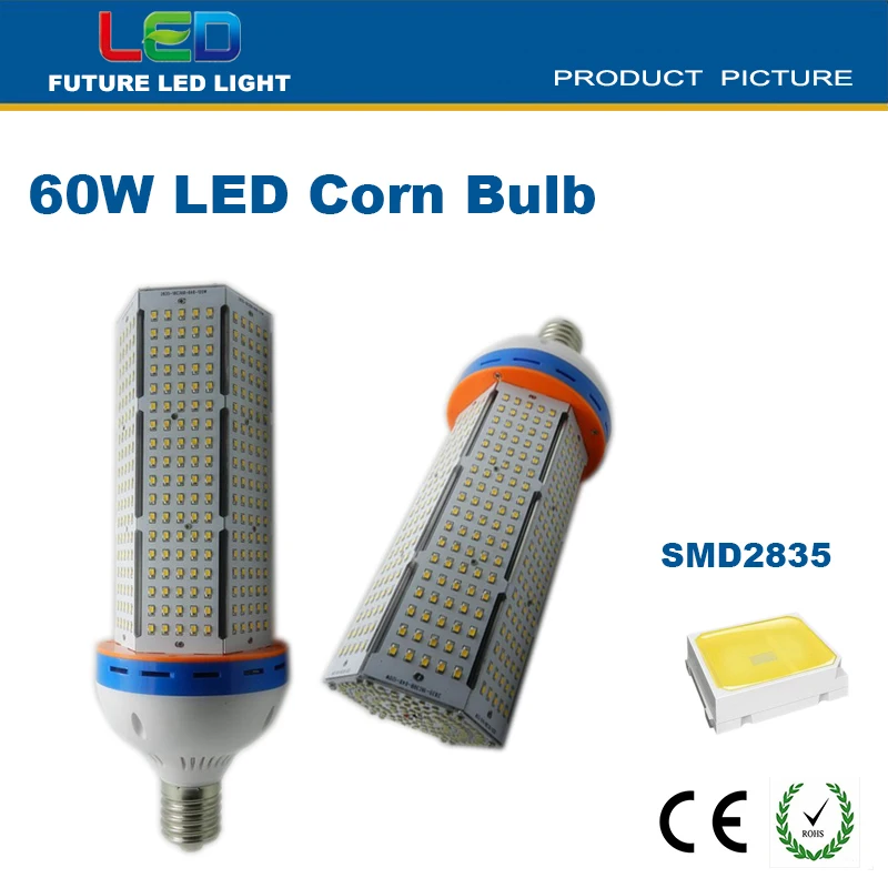 60w e40 e27 led corns led smd2835 led high power led bulbs replacement CFL 180w light