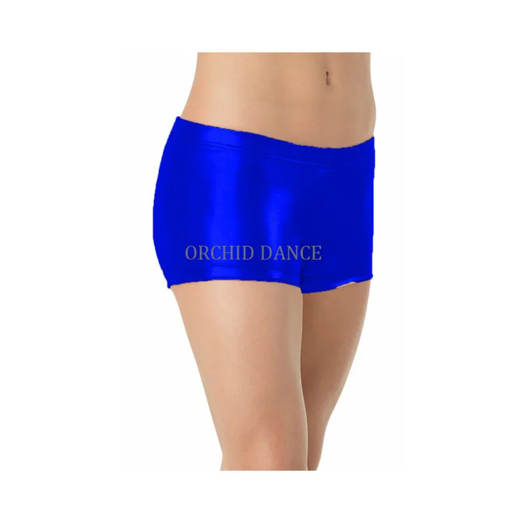 Wholesale Professional Cheap Coated Spandex Kids Dance Shorts Girls