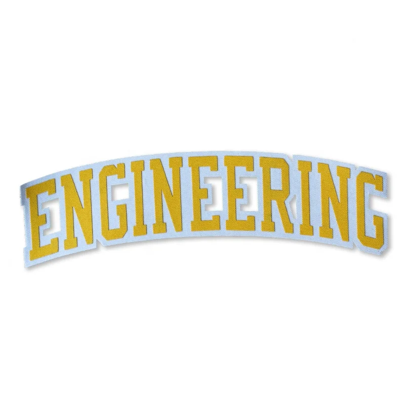 
Custom Iron on applique numbers embroidery computerized Embroidered alphabet letter patches made in China 