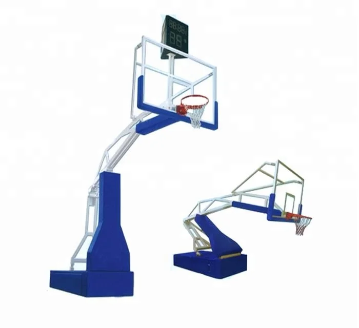 Custom Ring and Rim Height Adjustable Basketball Backboard Steel Stand Basketball Hoop