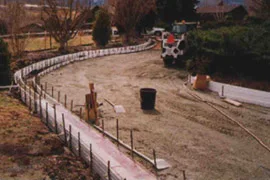garden edging route formwork