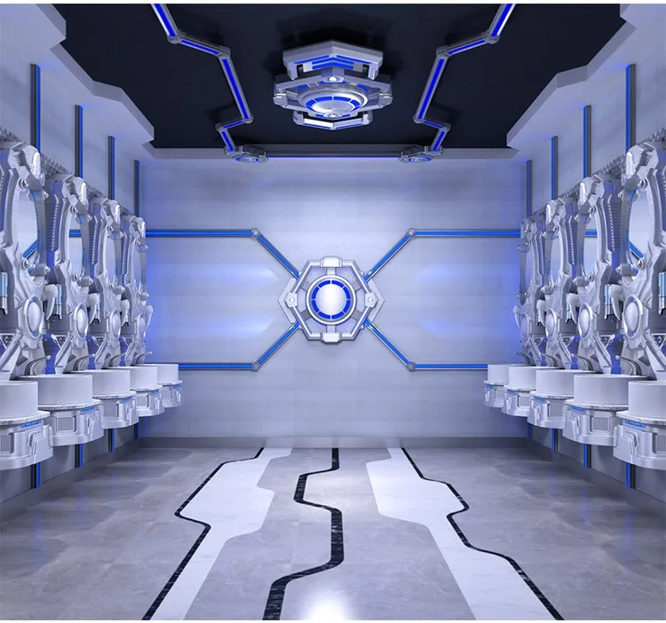 New double bed design space capsule bed with multi-functional TV and games