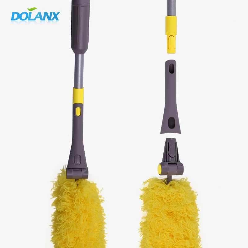 Dolanx BSCI California car chenille ceiling fan extended pole microfiber feather duster